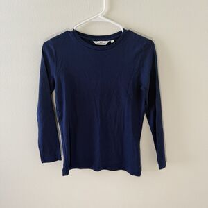 Vineyard Vines Women’s Navy Long Sleeve T Shirt Top Pima Cotton Lounge Small